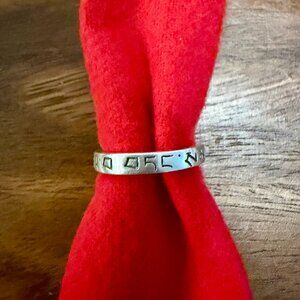 ME & RO Four Immeasurables Engraved Ring